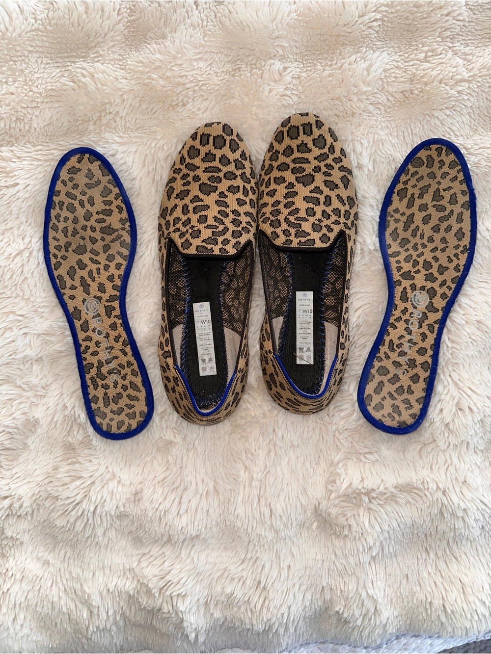 Rothys Loafer Animal Cheetah Leopard Print {10} Shoes Flats Slip On Luxury CUTE!